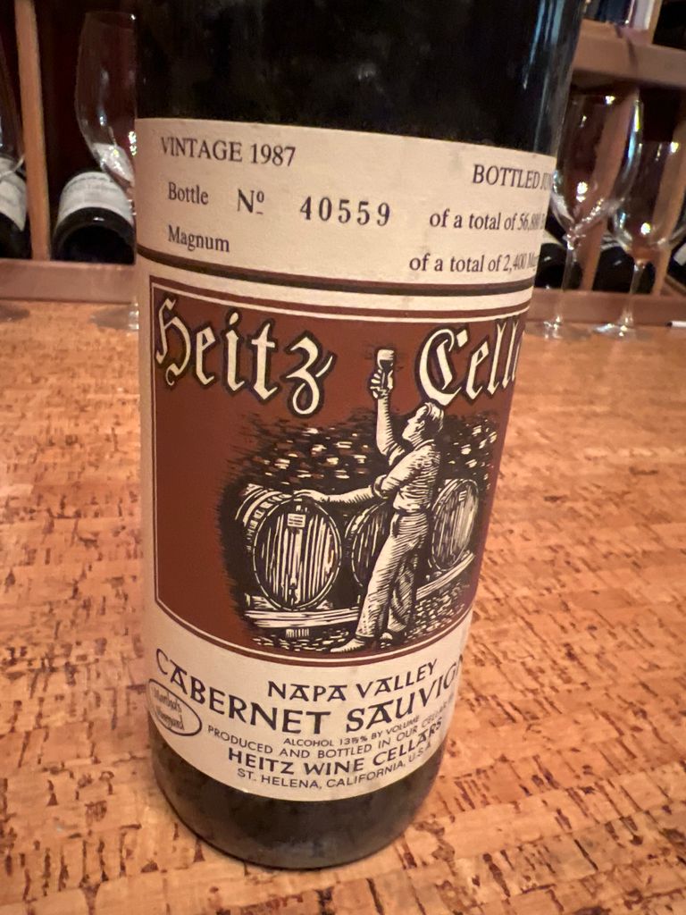 1987 Heitz Cellar Cabernet Sauvignon Martha's Vineyard - CellarTracker