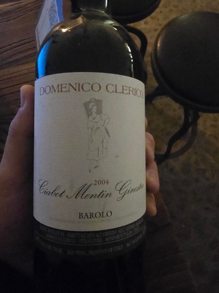 2004 Domenico Clerico Barolo Ciabot Mentin Ginestra - CellarTracker