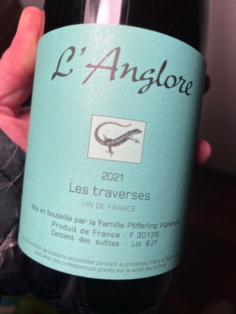 2021 Domaine de l'Anglore Les Traverses - CellarTracker