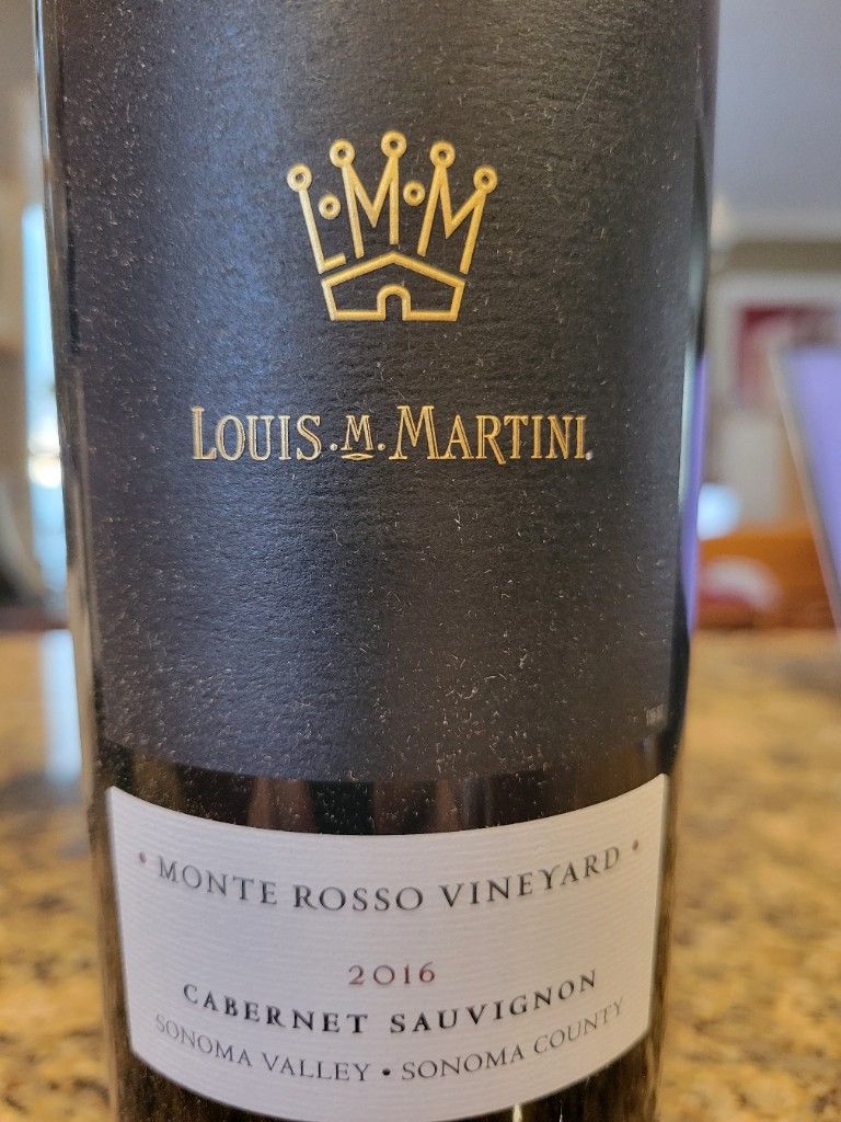 2016 Louis M. Martini Cabernet Sauvignon Cypress Ranch Vineyard, USA ...