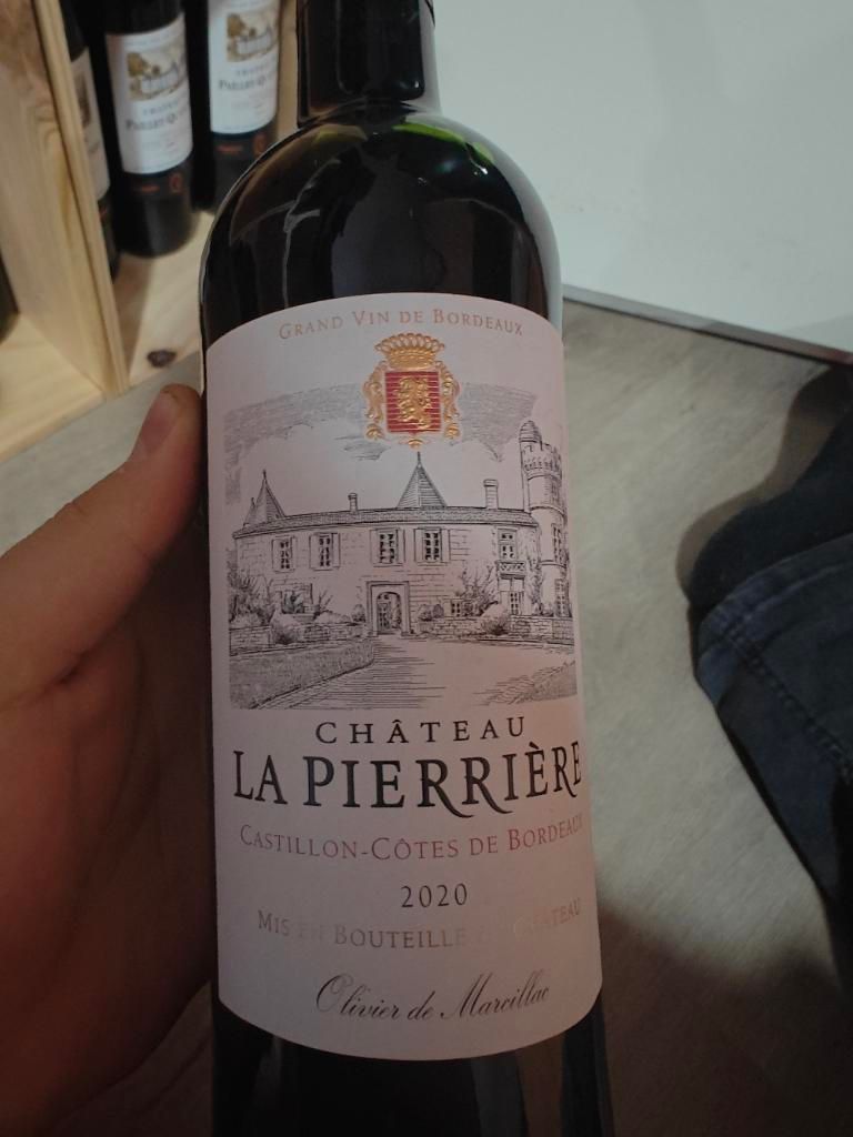 ワイン LA PIERRIERE 2018 CHANTEGRIVE
