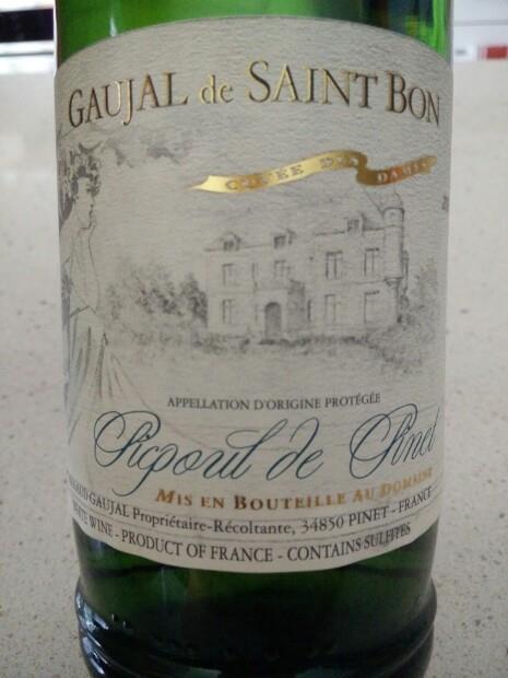 2021 Domaine Gaujal De Saint Bon Picpoul De Pinet Cuvée Lou Peyrette Arnaud Gaujal France 9416