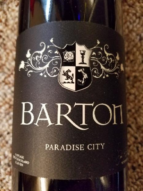 2013 Barton Family Winery Paradise City Red, USA, California, Central