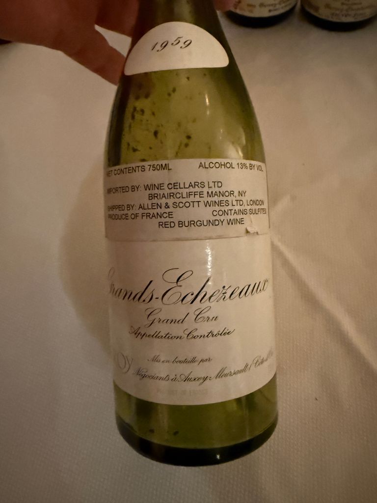 1959 Maison Leroy Grands-Echezeaux - CellarTracker