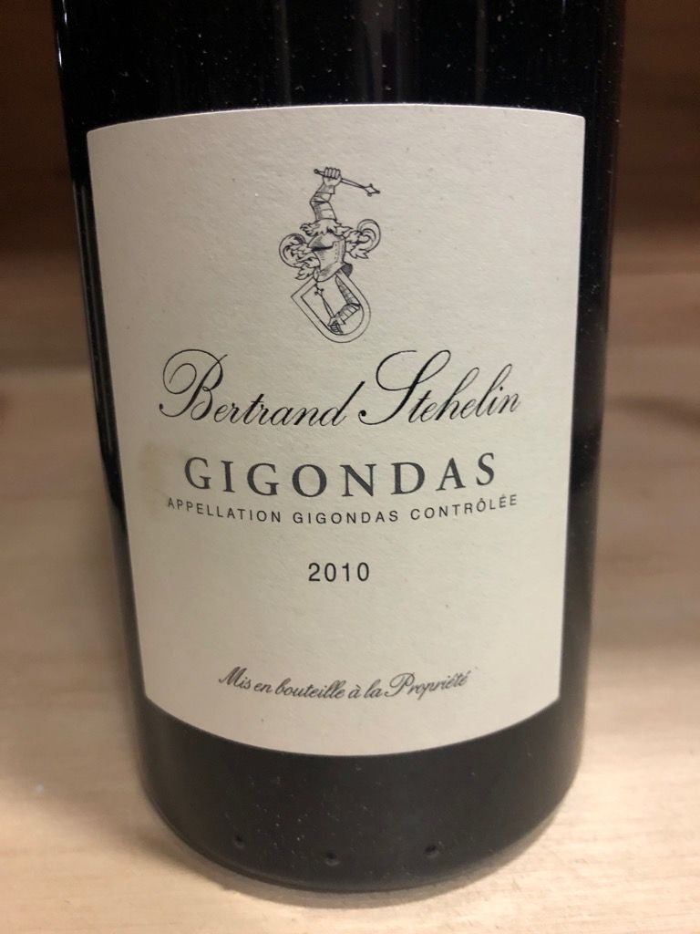 2010 Domaine Bertrand Stehelin Gigondas, France, Rhône, Southern Rhône