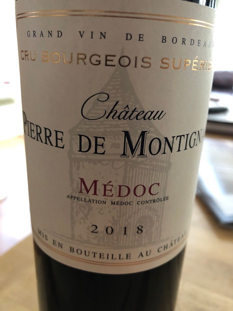 Château Pierre de Montignac - 2018 - Médoc Cru Bourgeois Supérieur 