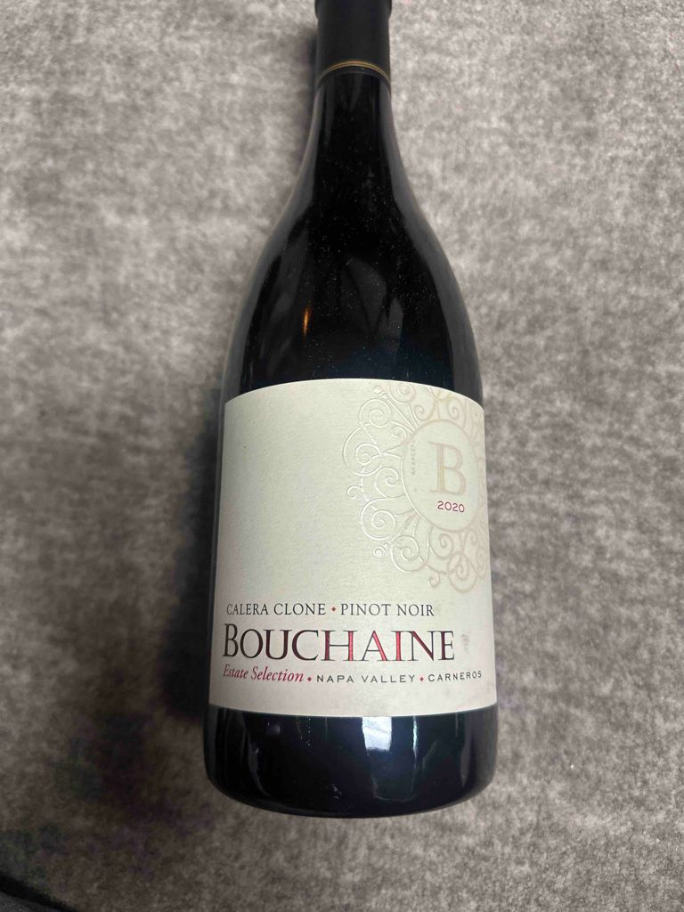 2021 Bouchaine Pinot Noir Calera Clone - CellarTracker