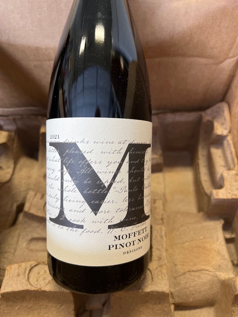 2021 Moffett Vineyards Pinot Noir Clone 943 Malliris, USA, Oregon