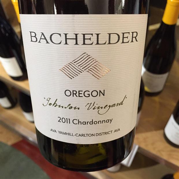 2011 Bachelder Chardonnay Johnson Vineyard, USA, Oregon, Willamette Valley, YamhillCarlton