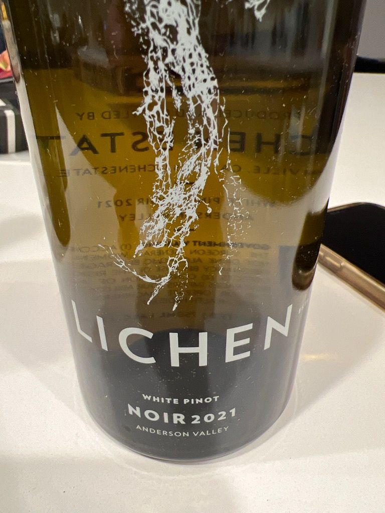 2021 Lichen Estate Pinot Noir Blanc CellarTracker