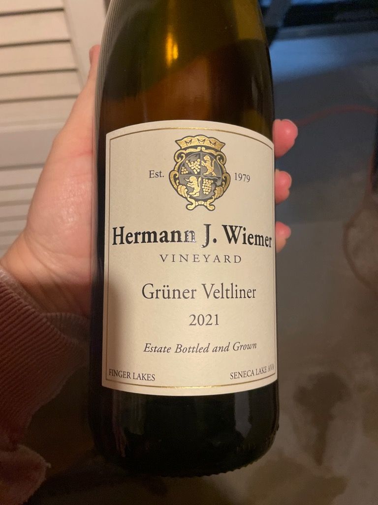 2021 Hermann J. Wiemer Grüner Veltliner - CellarTracker