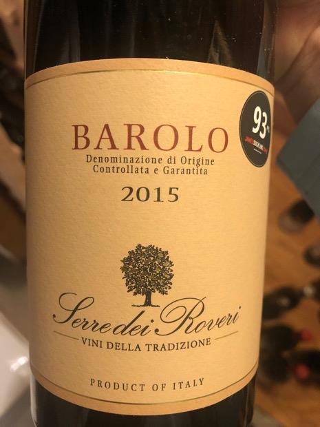 2015 Serre dei Roveri Barolo, Italy, Piedmont, Langhe, Barolo ...