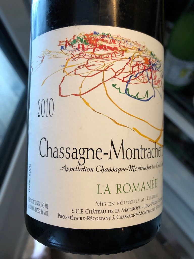 2010 Château de la Maltroye Chassagne-Montrachet 1er Cru La