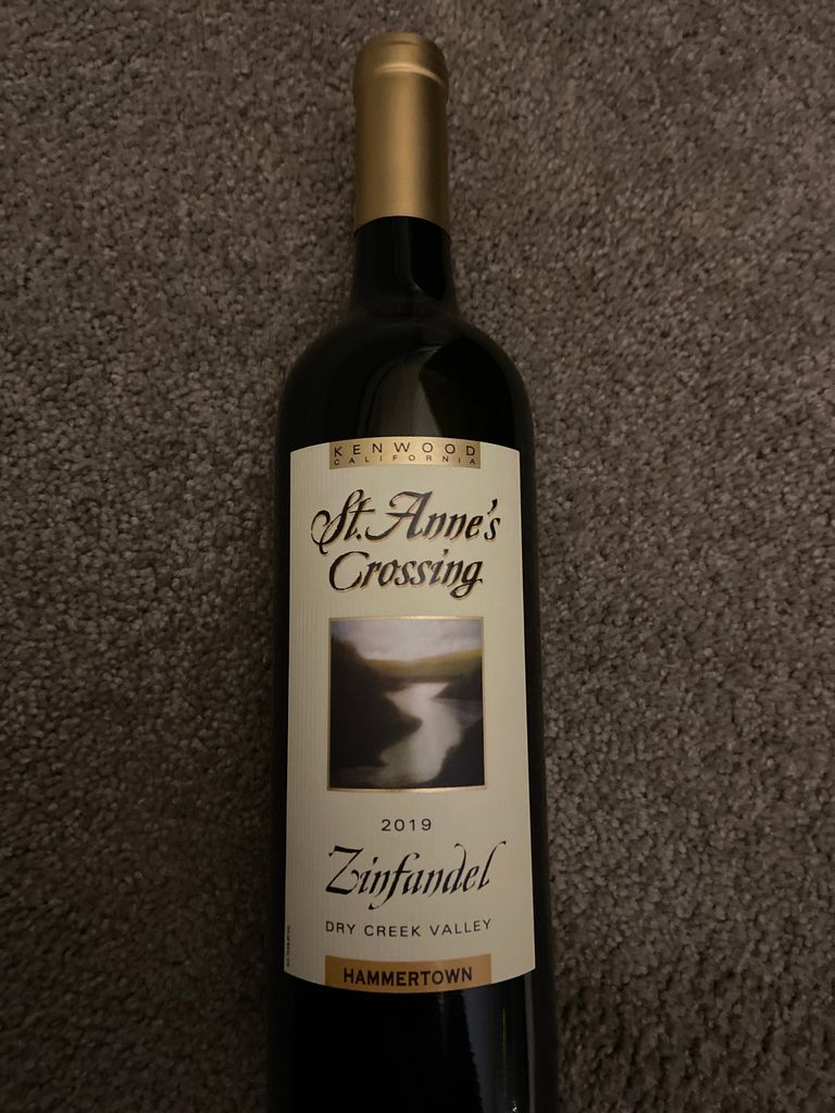 2019 St. Anne's Crossing Zinfandel Hammertown, USA, California, Sonoma
