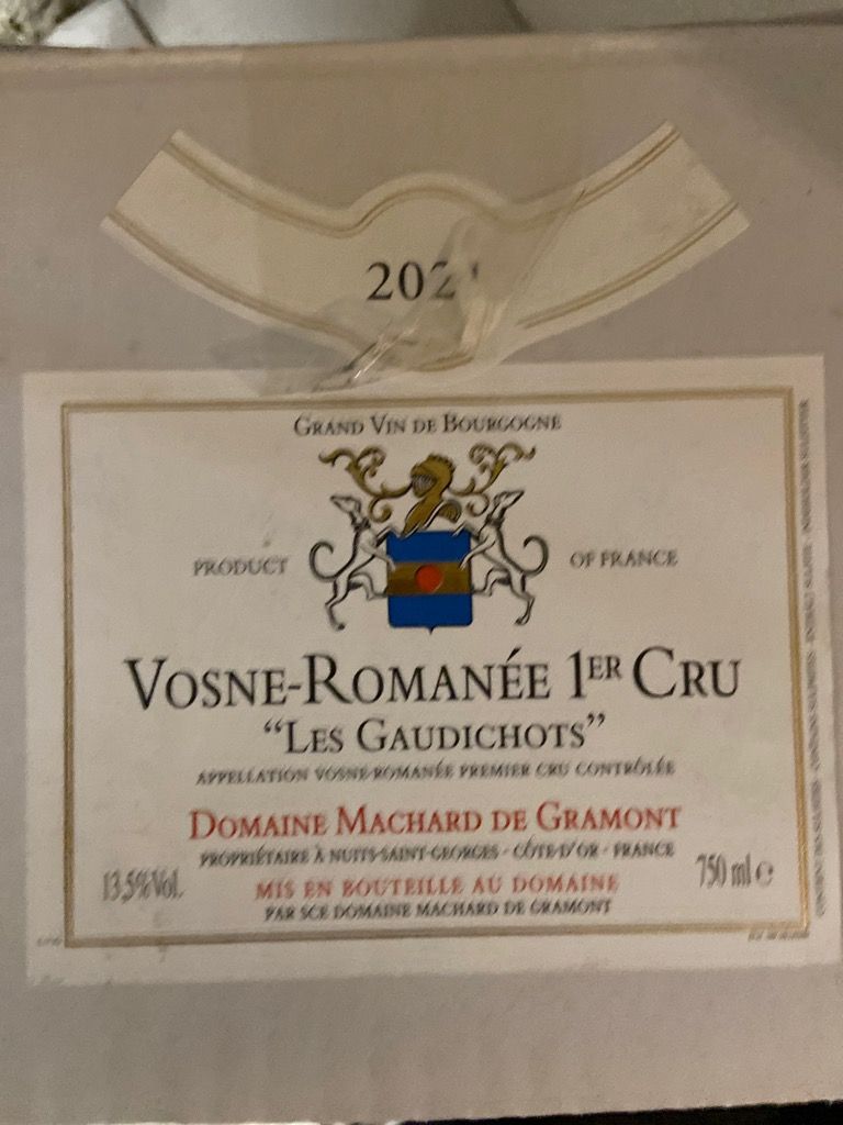 2021 Domaine Machard de Gramont Vosne-Romanée 1er Cru Les