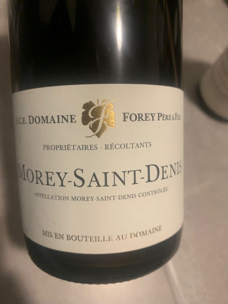 2017 Forey Père et Fils Morey St. Denis - CellarTracker