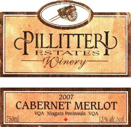 Pillitteri Cabernet Merlot vqa 750ml (627128113155)