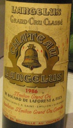 レビュー高評価の商品!の商品をすべて 1986 Château Angélus - CellarTracker ワイン