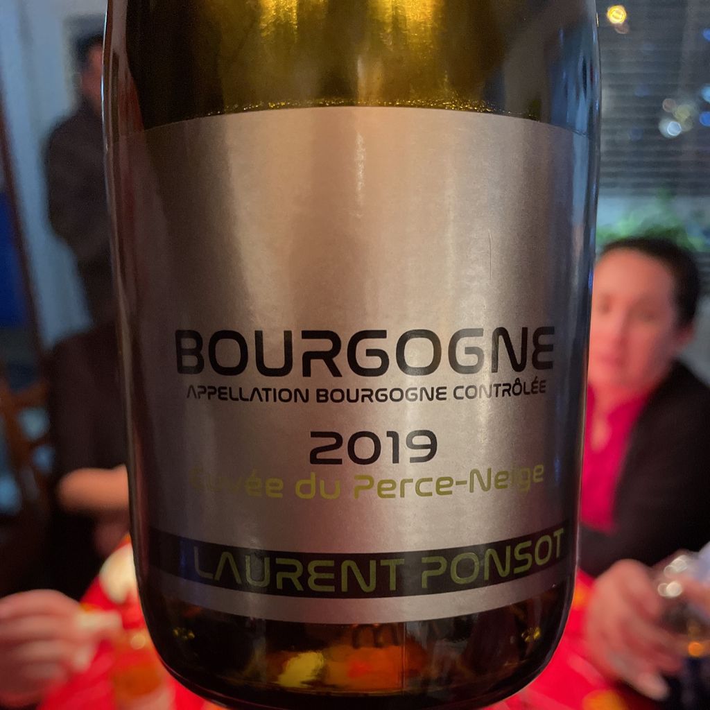 2019 Laurent Ponsot Bourgogne Blanc Cuvée du Perce-Neige