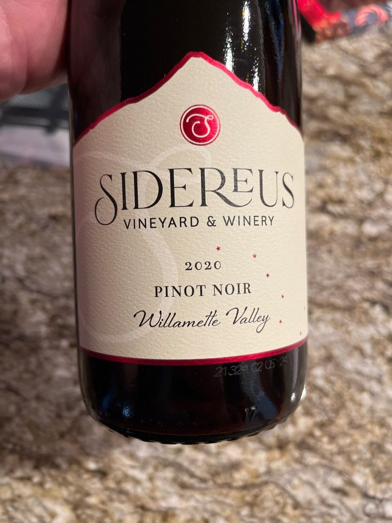 2023 Sidereus Vineyard & Winery Pinot Noir Rosé Laurelwood District ...