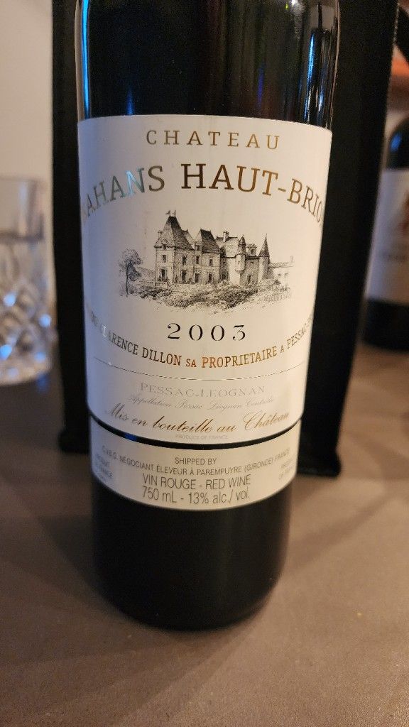 2003 Château Haut-Brion Château Bahans Haut-Brion