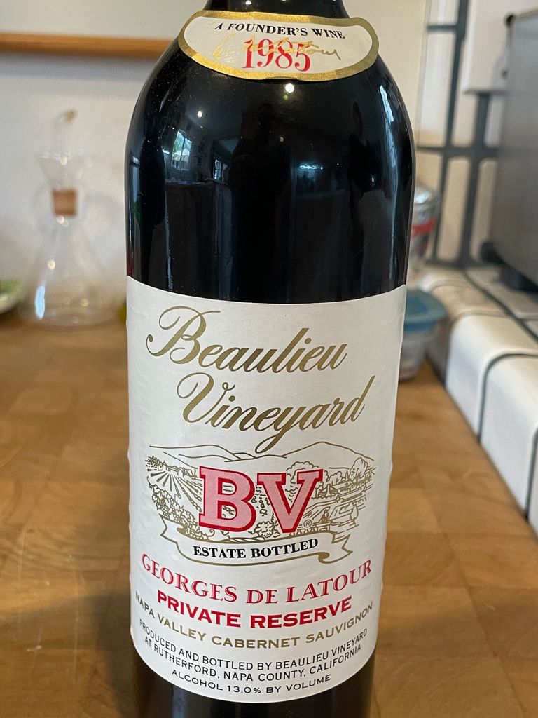1987 Beaulieu Vineyard Cabernet Sauvignon Georges de Latour