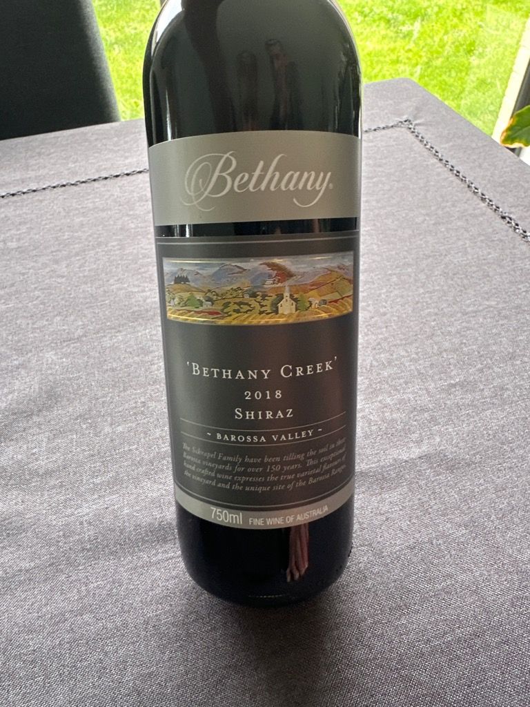 ワイン Bethany BAROSSA SHIRAZ 2018 Bethany LE Barossa Valley