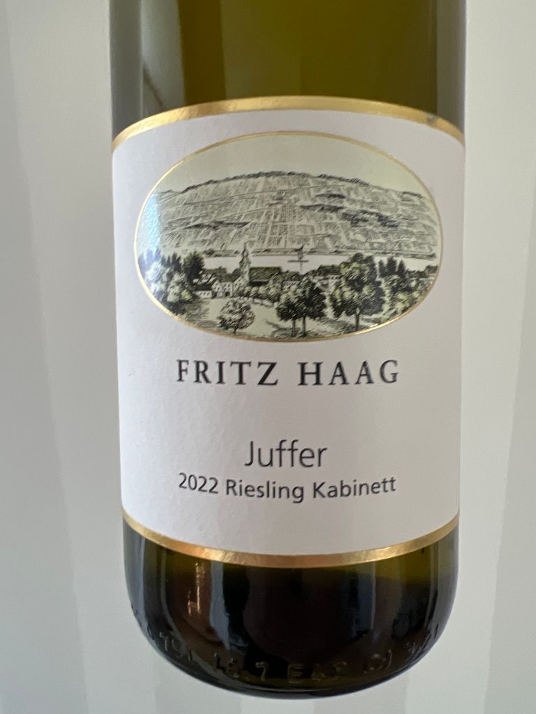 2022 Fritz Haag Brauneberger Juffer Riesling Kabinett - CellarTracker