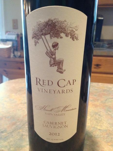 2012 Red Cap Vineyards Cabernet Sauvignon Howell Mountain