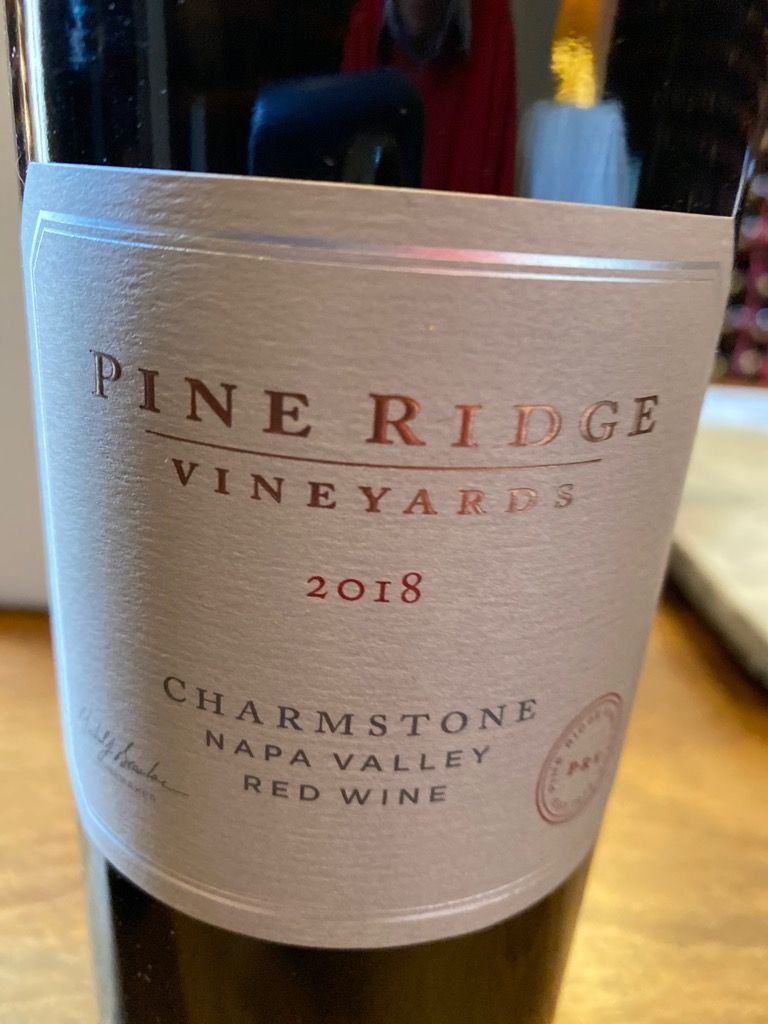 2018 Pine Ridge Vineyards Charmstone, USA, California, Napa Valley ...