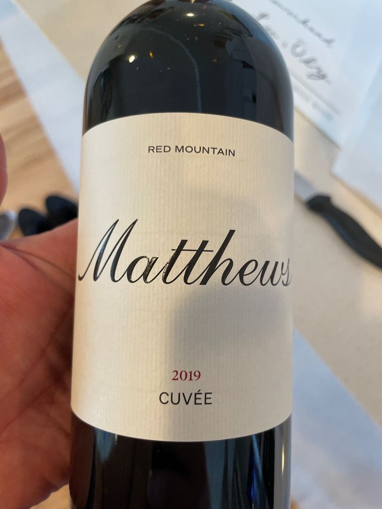 2019 Matthews Cuvée Red Mountain, USA, Washington, Columbia Valley, Red