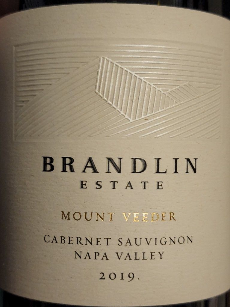 2019 Brandlin Sauvignon, USA, California, Napa Valley, Mt. Veeder CellarTracker