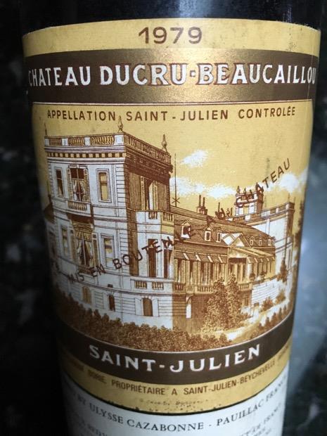 ビンテージワイン 1979 Chateau Ducru Beaucaillou 1979 Château Ducru-Beaucaillou - CellarTracker