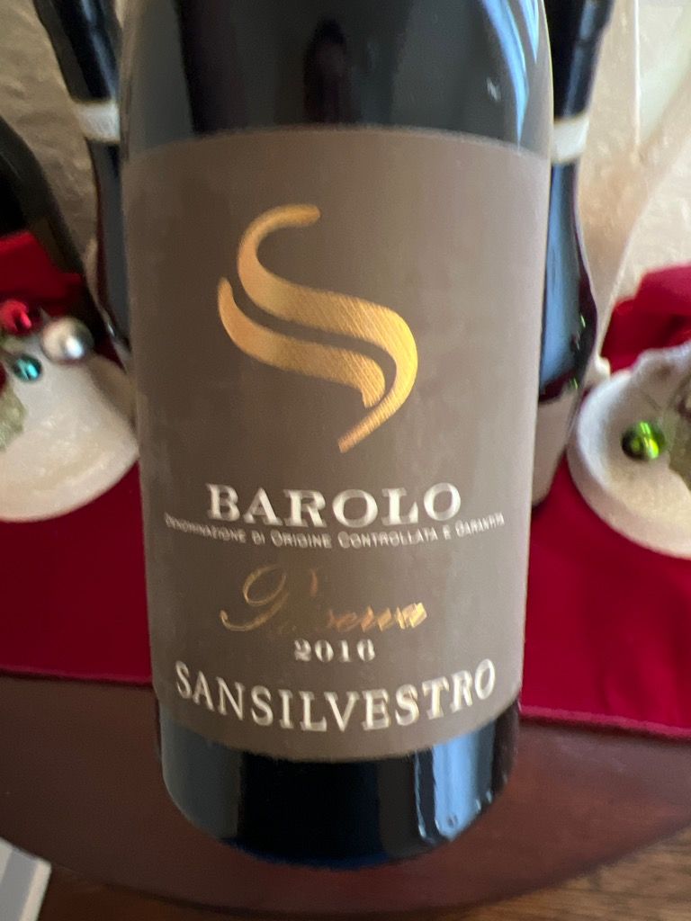 San Silvestro Barolo Riserva 2016