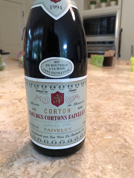 1999 Faiveley Corton-Clos des Cortons Faiveley - CellarTracker