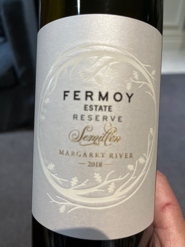 2018 Fermoy Estate Sémillon Reserve, Australia, Western Australia ...