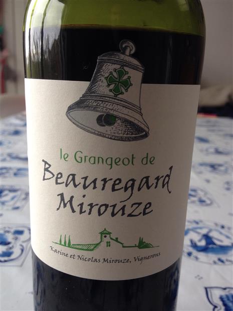 2013 Château Beauregard Mirouze Corbières Le Grangeot rouge, France ...