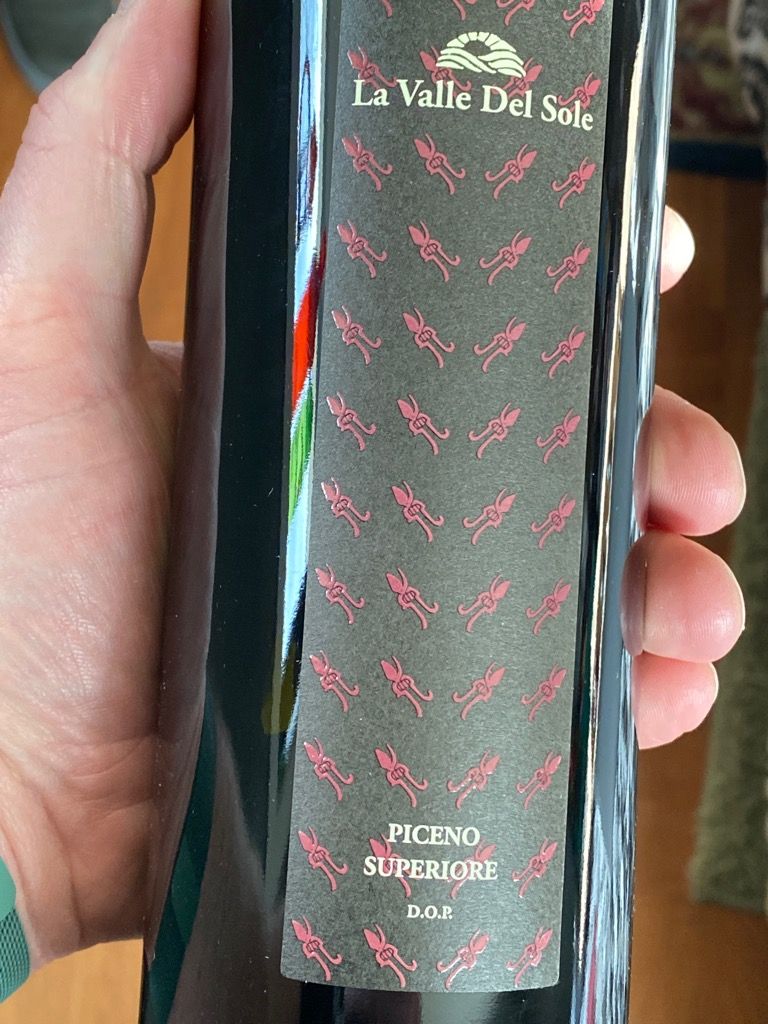 2018 La Valle del Sole Rosso Piceno Superiore, Italy, Marche, Rosso