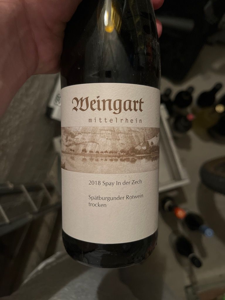 2017 Florian Weingart Spay In der Zech Spätburgunder Rotwein trocken ...