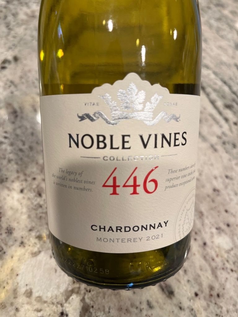 Noble vines cheap 446 chardonnay