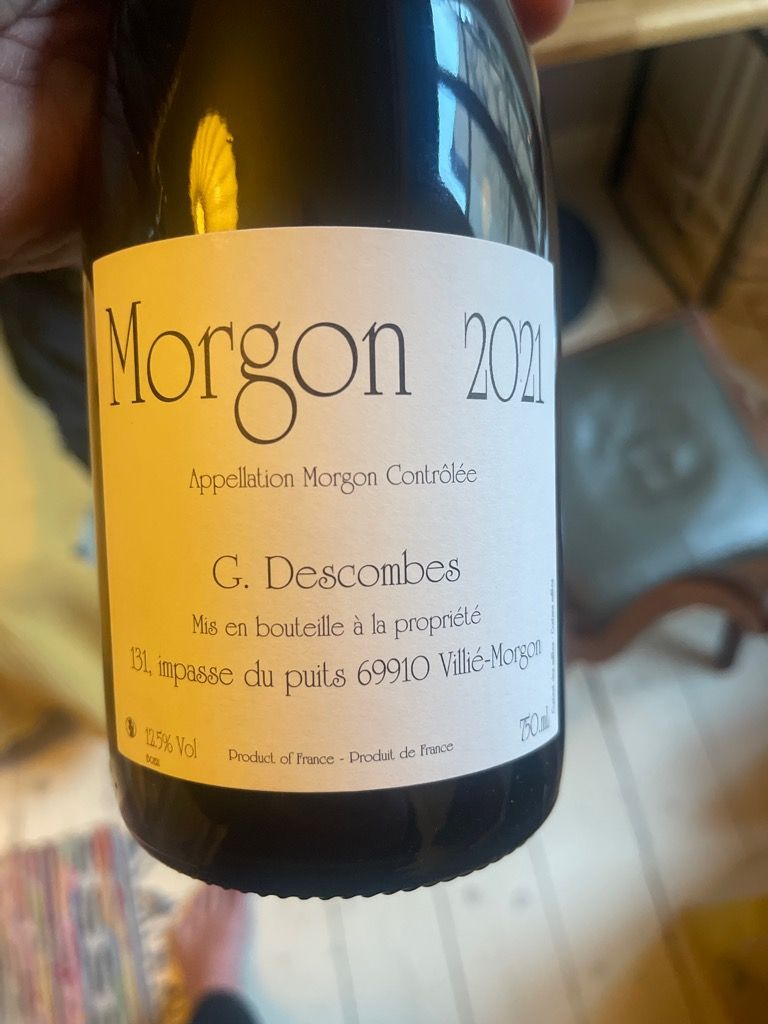 2021 Georges Descombes Morgon Vieilles Vignes, France, Burgundy ...