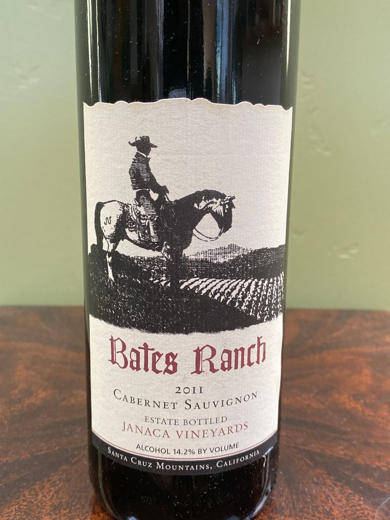 2011 Bates Ranch Cabernet Sauvignon Janaca Vineyard Santa Cruz ...