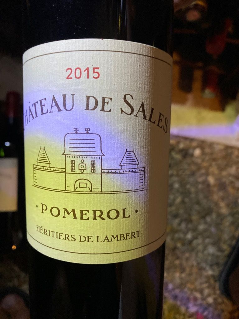 2015 Château de Sales - CellarTracker