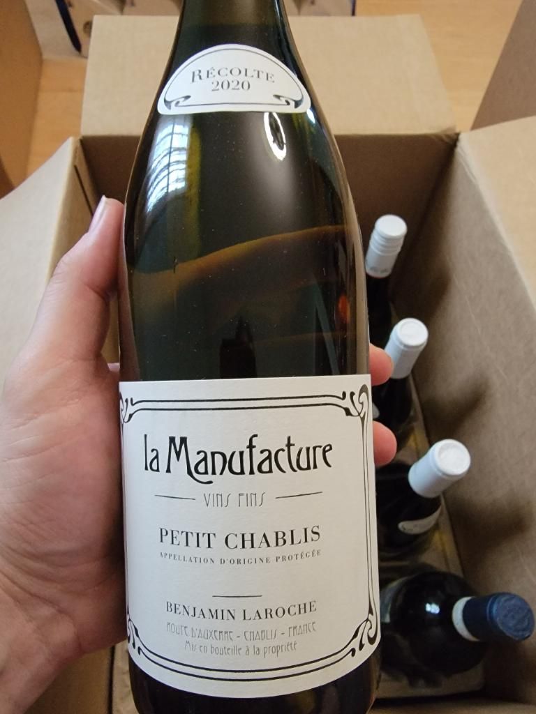 2020 Benjamin Laroche Petit Chablis La Manufacture, France, Burgundy