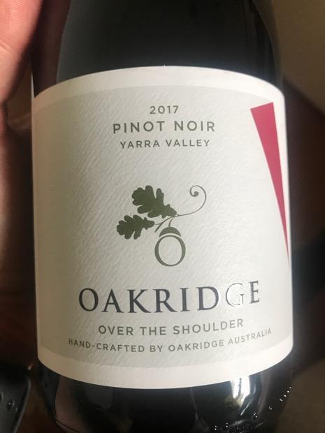 2017 Oakridge Pinot Noir Over the Shoulder, Australia, Victoria, Port ...