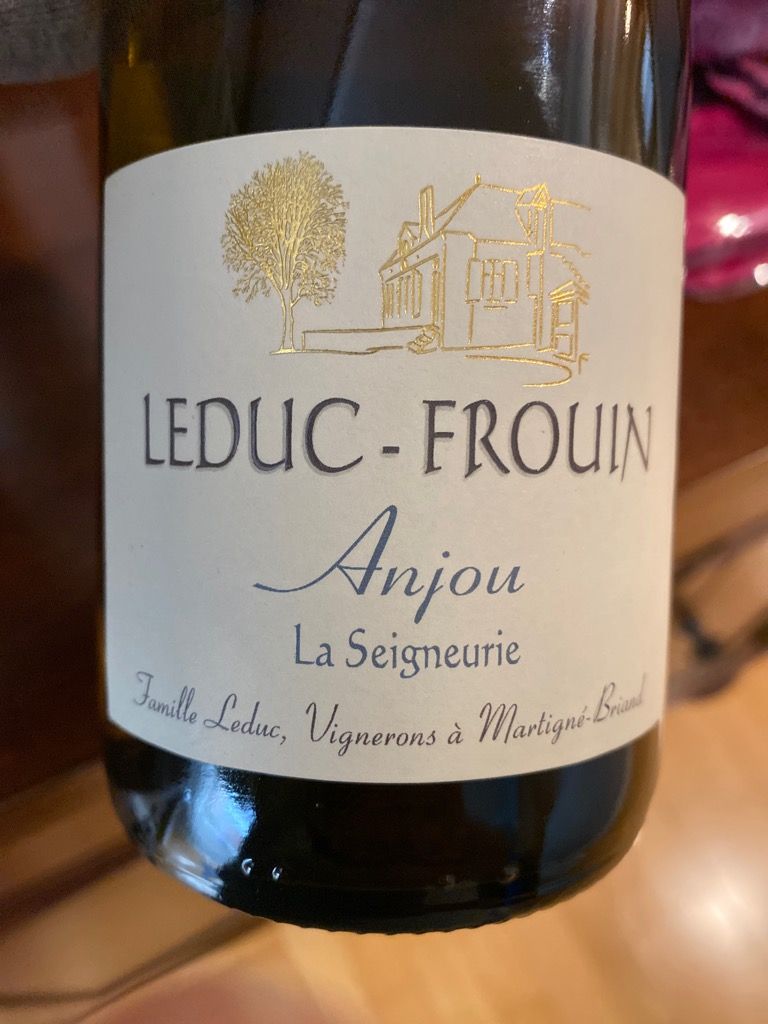 2019 Domaine LeducFrouin AnjouVillages La Seigneurie, France, Loire