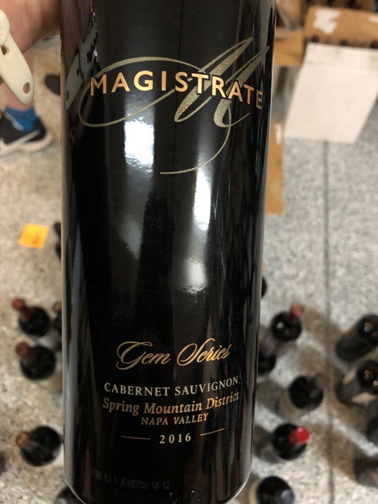 2016 Magistrate Sauvignon Gem Series Spring Mountain District