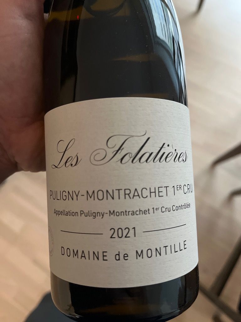 2018 Domaine de Montille Puligny-Montrachet 1er Cru Les Folatières
