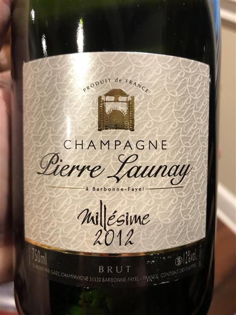 2012 Pierre Launay Champagne - CellarTracker