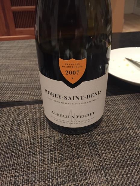 2014 Aurelien Verdet Morey-Saint-Denis - CellarTracker